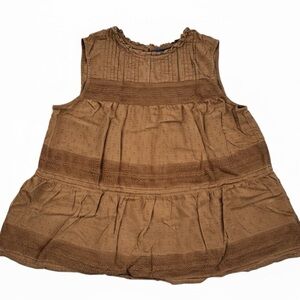 3/$15 GAP Brown Sleeveless Blouse